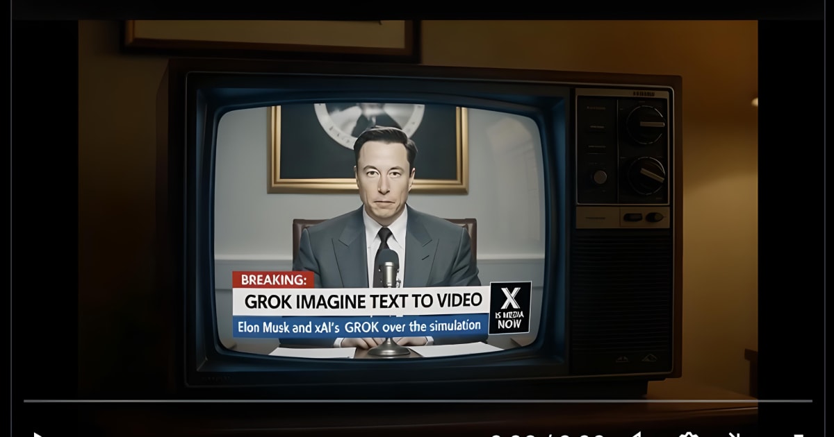 Grok's Text-to-Video Leap – xAI's "Imagine" Tool Goes Viral